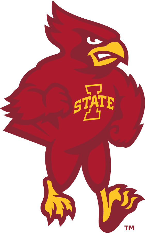 Iowa State Cyclones 2008-Pres Mascot Logo diy DTF decal sticker